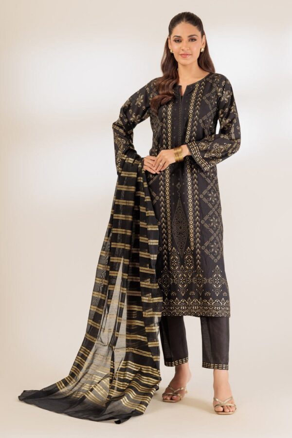 Bonanza Satrangi Black Viscose 3 Piece Bps5243P42 Festive Pret 2024