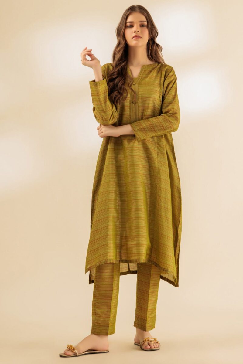 Bonanza Satrangi Green Mehsuri 2 Piece Bs2242p04 Co Ord Sets