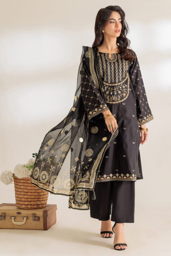 Bonanza Satrangi Black Jacquard 3 Piece Bs5243P12 Festive Pret 2024