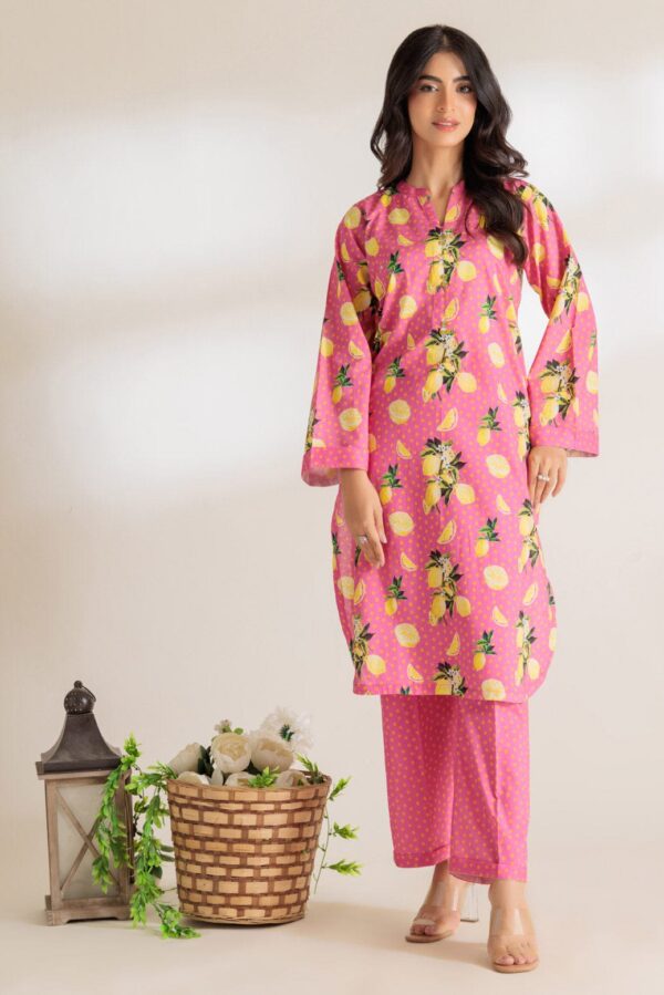 Bonanza Satrangi Pink Lawn 2 Piece Bs6242P04 Co Ord Sets