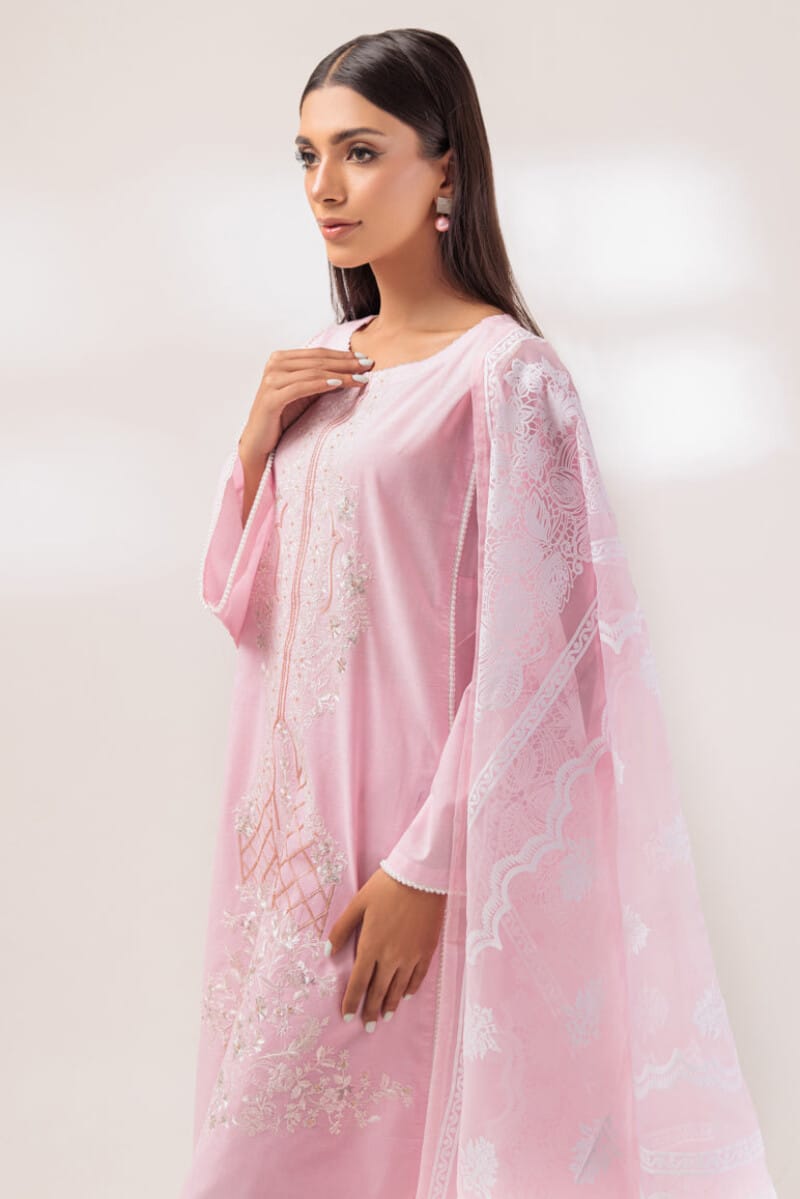 Bonanza Satrangi Pink Cambric 3 Piece Bsss233p08 Festive Pret 2024