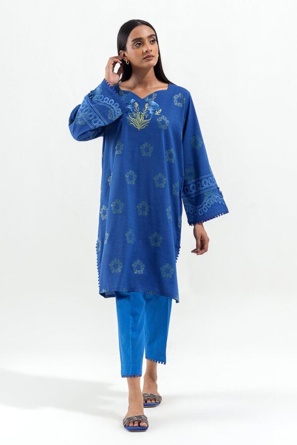 Beechtree 2 Piece Embroidered Jacquard Suit Pret