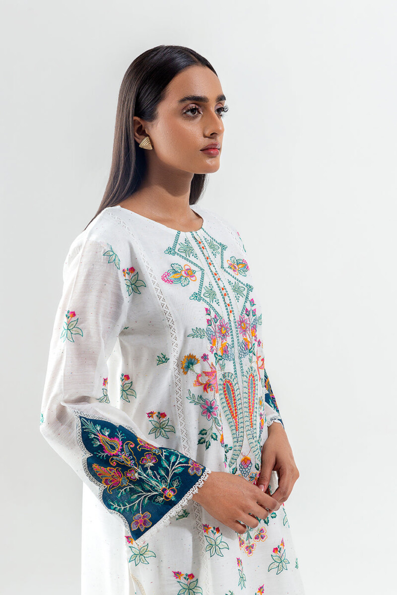 product Beech Tree Embroidered Multi Neps Shirt Luxury Pret