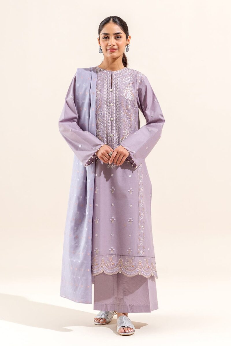 Beechtree 3 Piece Embroidered Lawn Suit Unstitched Summer