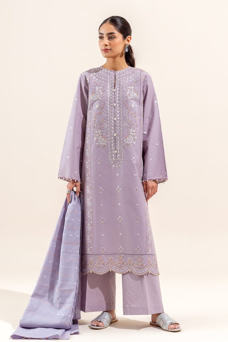 Beechtree 3 Piece Embroidered Lawn Suit Unstitched Summer