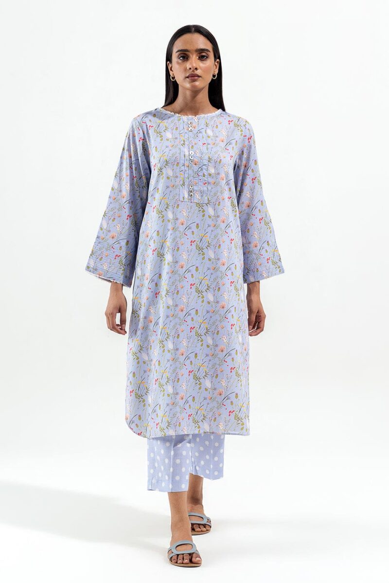 Beechtree 2 Piece Printed Viscose Suit Pret