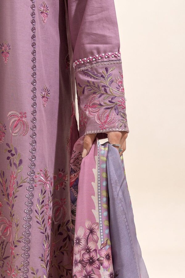 Beechtree 3 Piece Embroidered Lawn Suit Orchid Haze Unstitched Summer