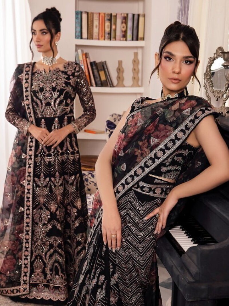 Iznik Chinon Cc-32 Kiah Embroidered Chiffon 3pc Suit Collection 2024