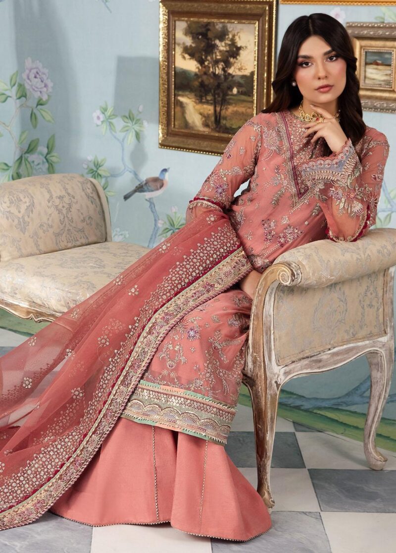 Iznik Chinon Cc-35 Dareen Embroidered Chiffon 3pc Suit Collection 2024