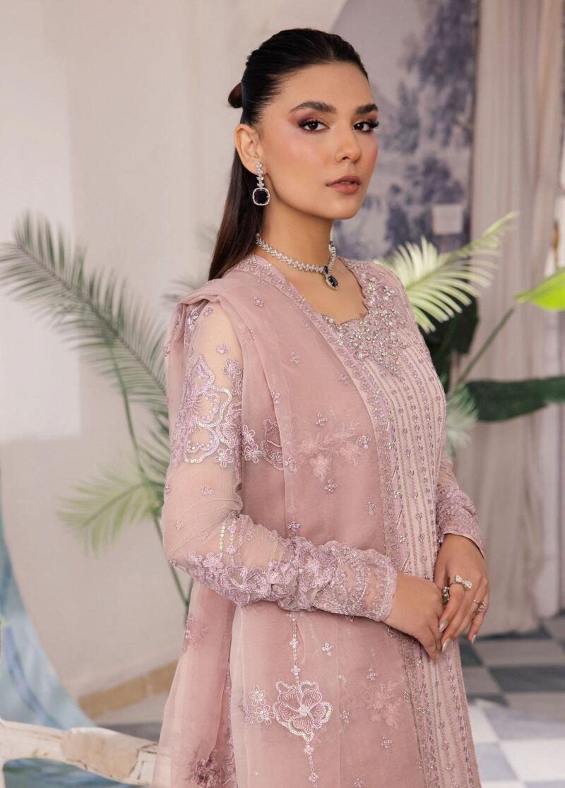 Iznik Chinon Cc-39 Bareen Embroidered Net 3pc Suit Collection 2024