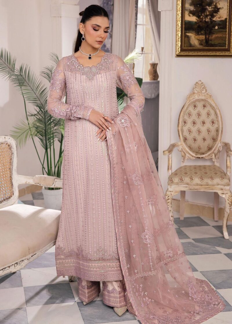 Iznik Chinon Cc-39 Bareen Embroidered Net 3pc Suit Collection 2024