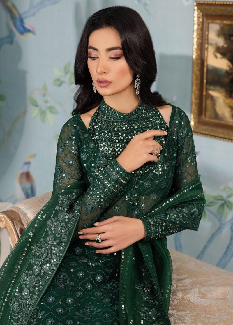 Iznik Chinon Cc-40 Keziah Embroidered Chiffon 3pc Suit Collection 2024