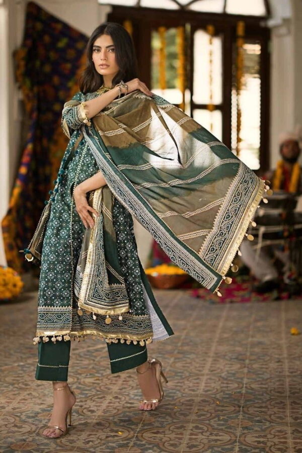 Gul Ahmed Cl-42003B Chunri Embroidered Lawn Collection 2024