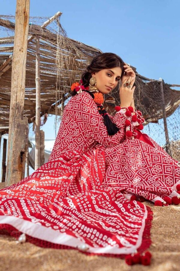 Gul Ahmed Cl-42010A Chunri Embroidered Lawn Collection 2024