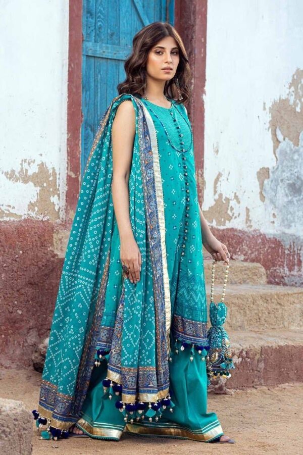 Gul Ahmed Cl-42013A Chunri Embroidered Lawn Collection 2024