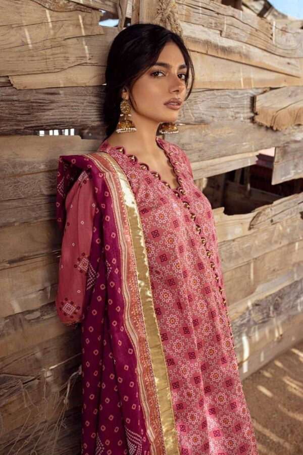 Gul Ahmed Cl-42032A Chunri Embroidered Lawn Collection 2024