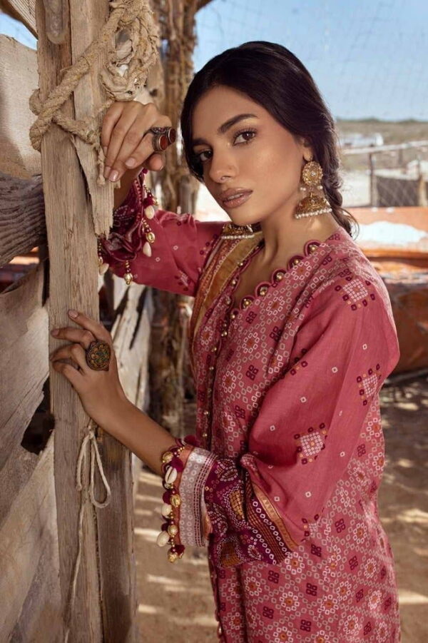 Gul Ahmed Cl-42032A Chunri Embroidered Lawn Collection 2024