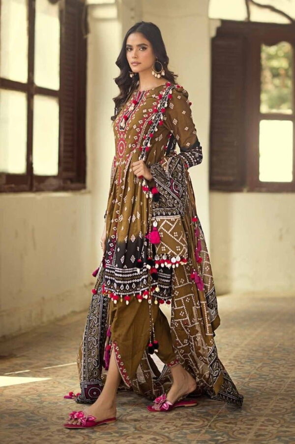 Gul Ahmed Cl-42034B Chunri Embroidered Lawn Collection 2024