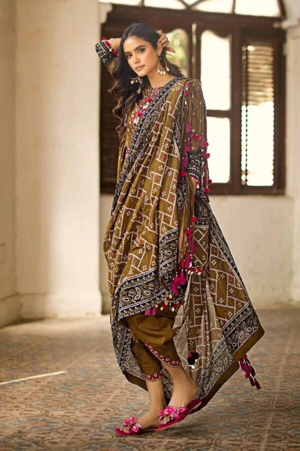 Gul Ahmed Cl-42034B Chunri Embroidered Lawn Collection 2024