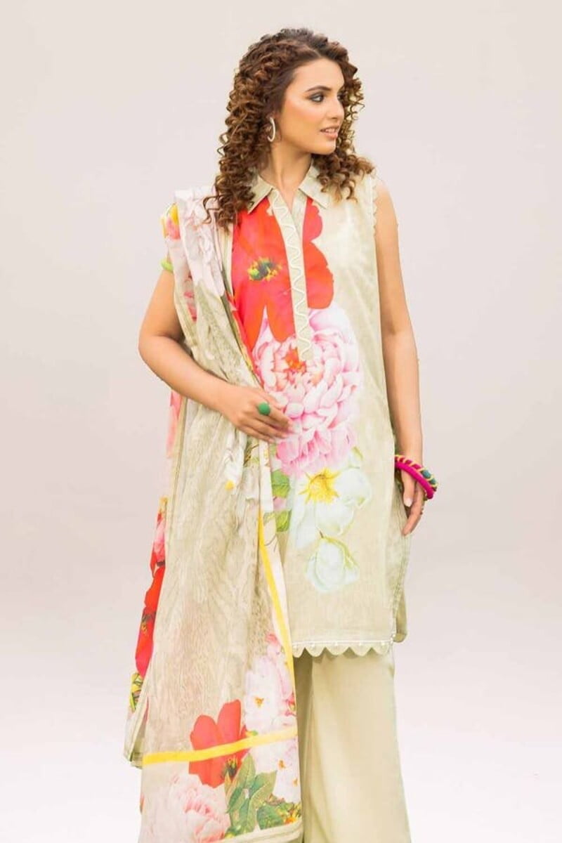 Gul Ahmed Cl-42046a Printed Lawn Collection 2024