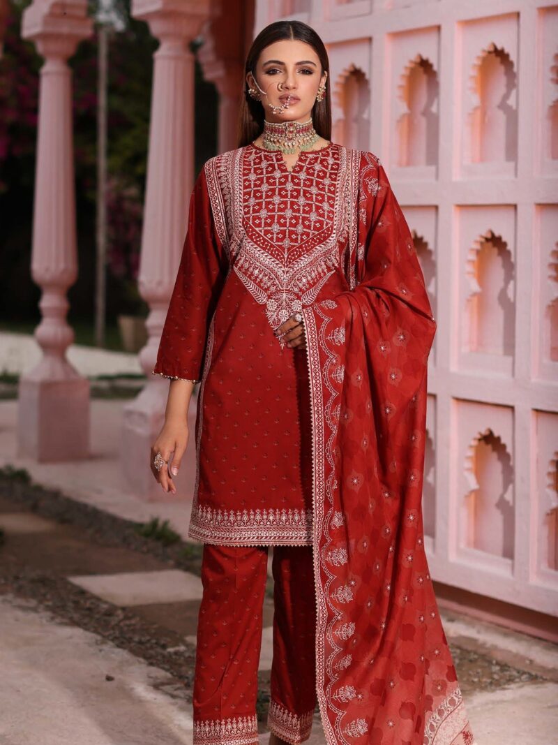 Gul Ahmed Cl-42103 Embroidered Lawn Collection 2024