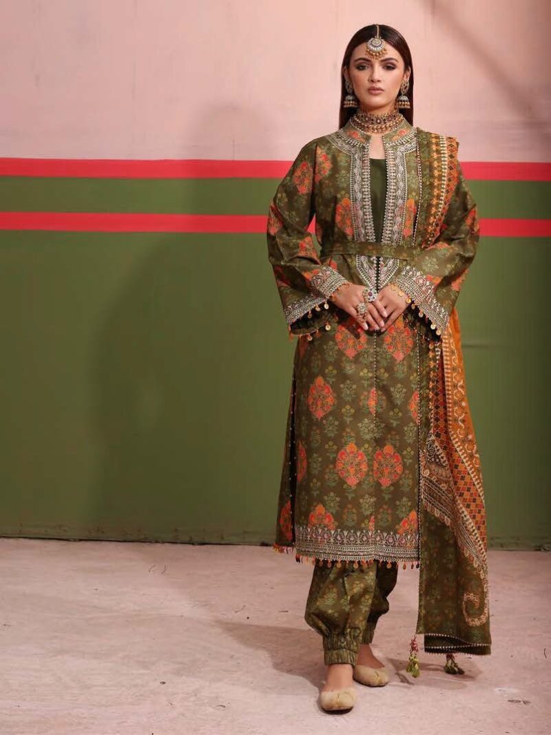 Gul Ahmed Cl-42104 Embroidered Lawn Collection 2024