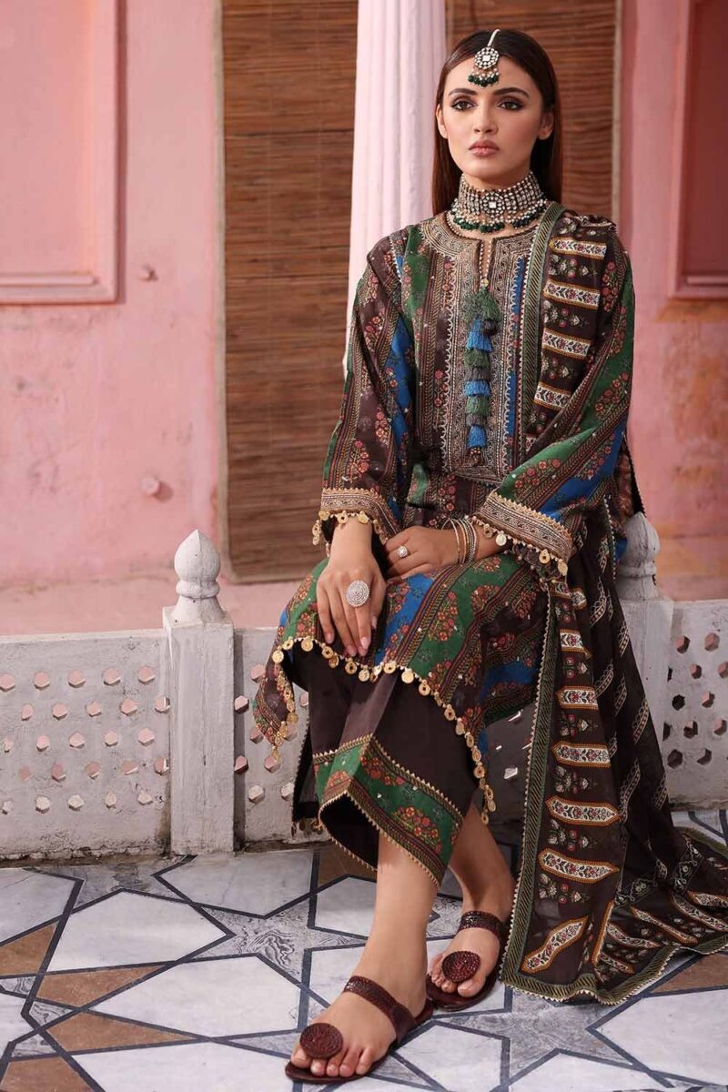 Gul Ahmed Cl-42107 Embroidered Lawn Collection 2024