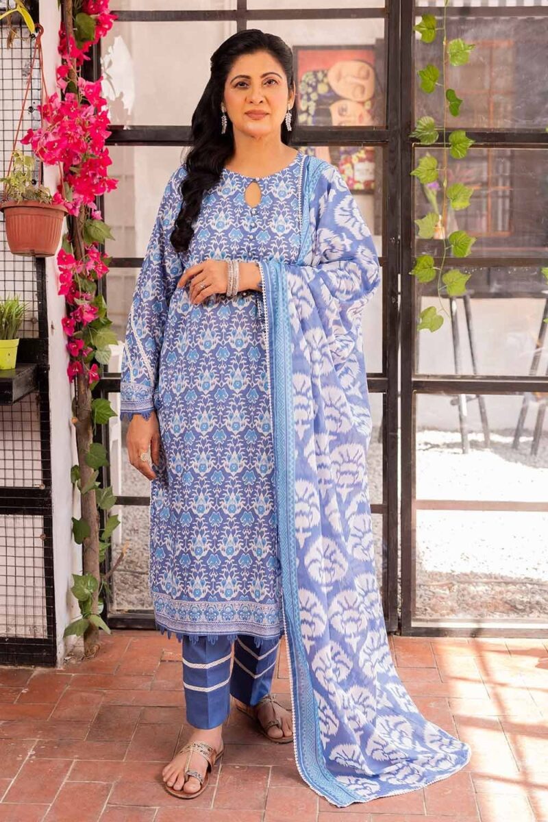 Gul Ahmed Cl-42294a Printed Lawn 3pc Suit Collection 2024