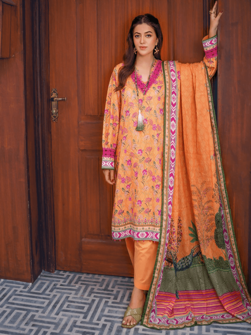 Gul Ahmed Cl-42050b Essential Printed Lawn Collection 2024