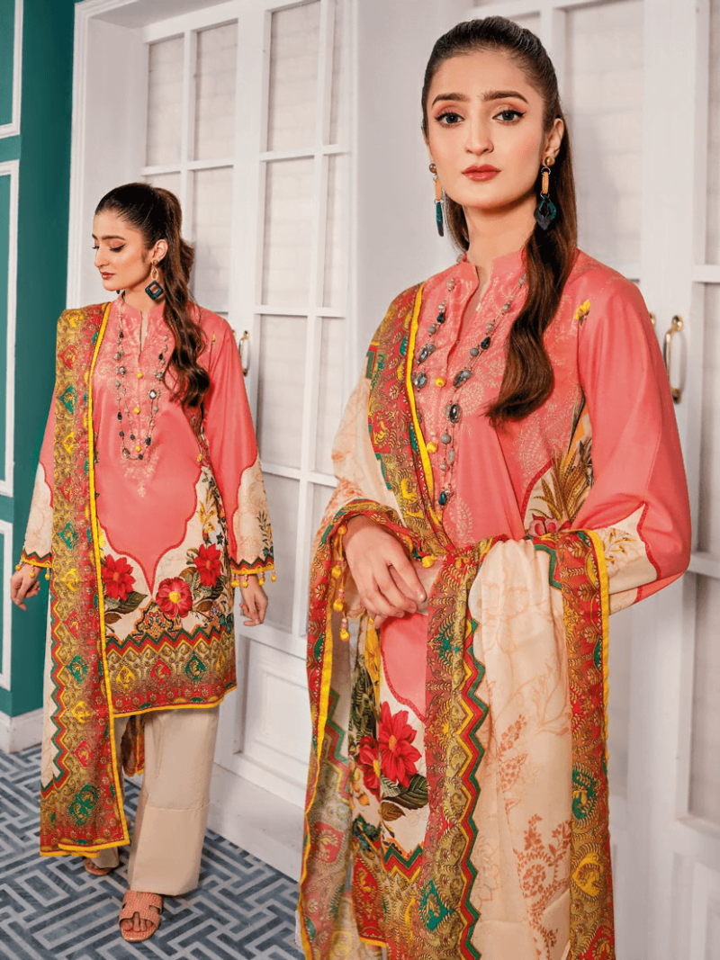 Gul Ahmed Cl-42098 Essential Printed Lawn Collection 2024