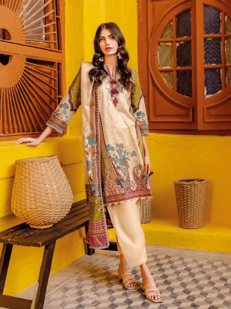 Gul Ahmed Cl-42137 Essential Printed Lawn Collection 2024