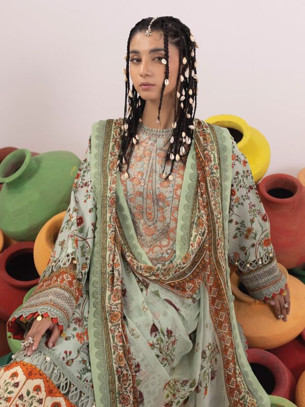 Faiza Faisal - Chambeli Embroidered Lawn 3Pc Suit Collection 2024