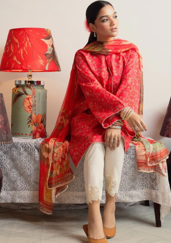 Zara Shahjahan Coco Prints Cp24 09 Surkh Lawn Collection