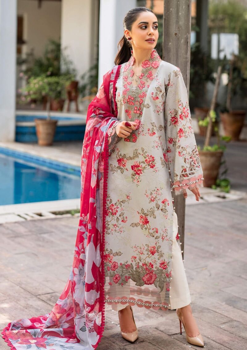 Asifa & Nabeel Meraki Summer Vol 2 Am24 08 Chambeli Lawn Collection 24