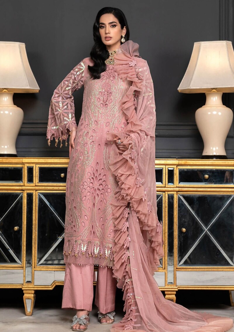 product Janique Chiffon Jlc-11 Peachy Elegance Formal Collection 24