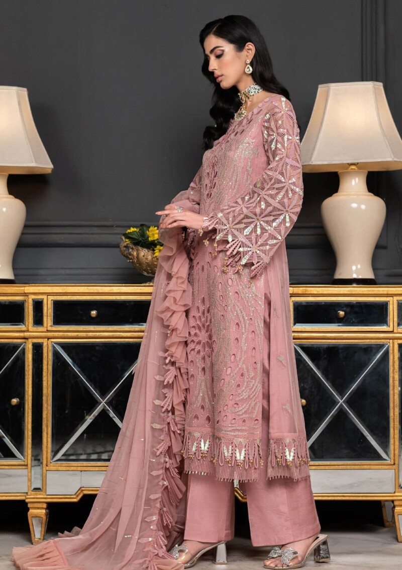 product Janique Chiffon Jlc-11 Peachy Elegance Formal Collection 24