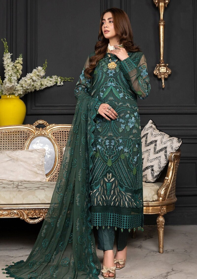 product Janique Chiffon Jlc-12 Emerald Formal Collection 24