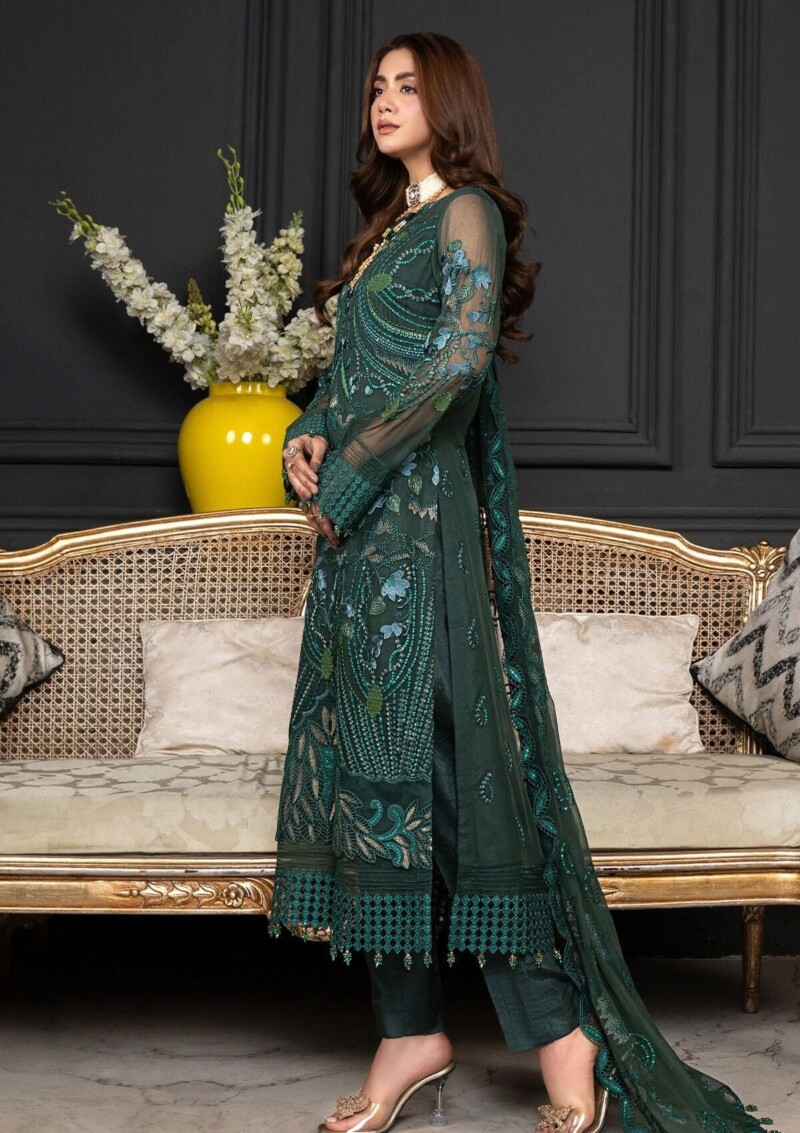 product Janique Chiffon Jlc-12 Emerald Formal Collection 24