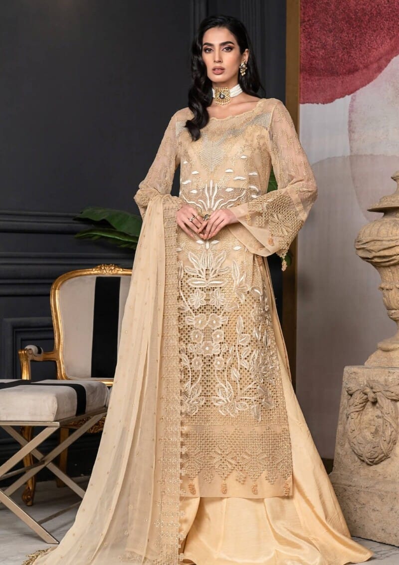 product Janique Chiffon Jlc-16 Silk Sandstone Formal Collection 24