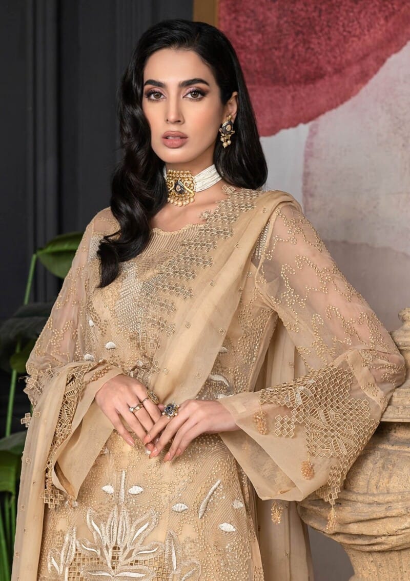 product Janique Chiffon Jlc-16 Silk Sandstone Formal Collection 24