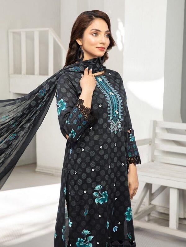 Al Kareem D-2552 Digital Printed Lawn 3Pc Suit Collection 2024