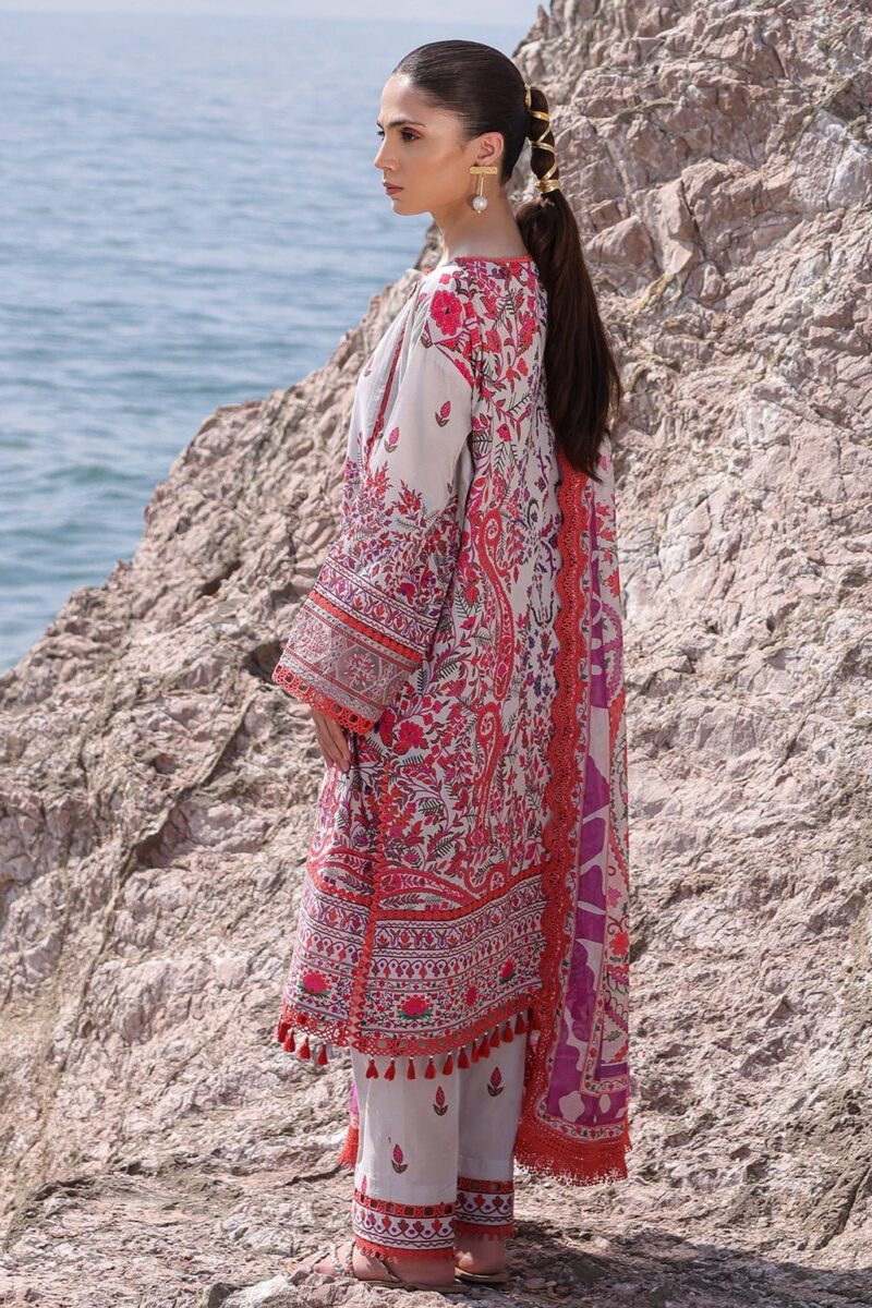 Ayzel Tropicana Azl-24-V2-02 Alenia Embroidered Lawn 3pc Suit Collection 2024