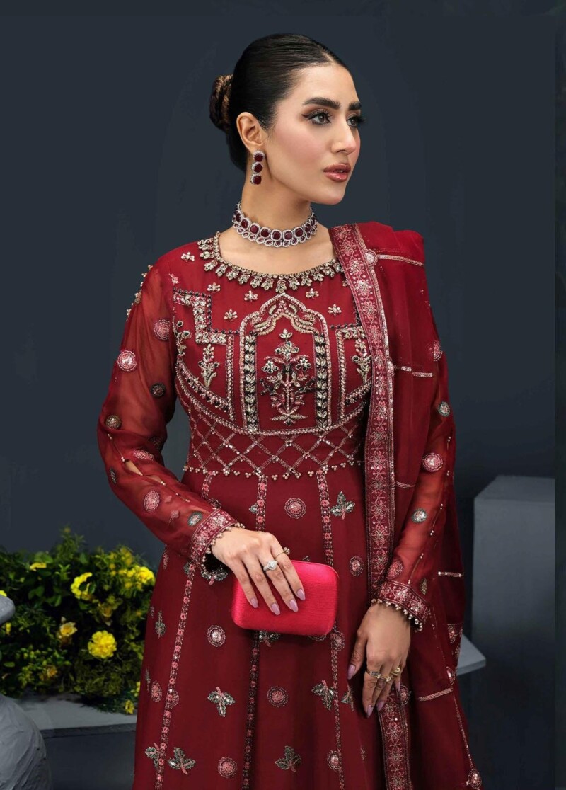 product Alizeh Fashion D-02 Aylin Embroidered Chiffon 3pc Suit Collection 2024