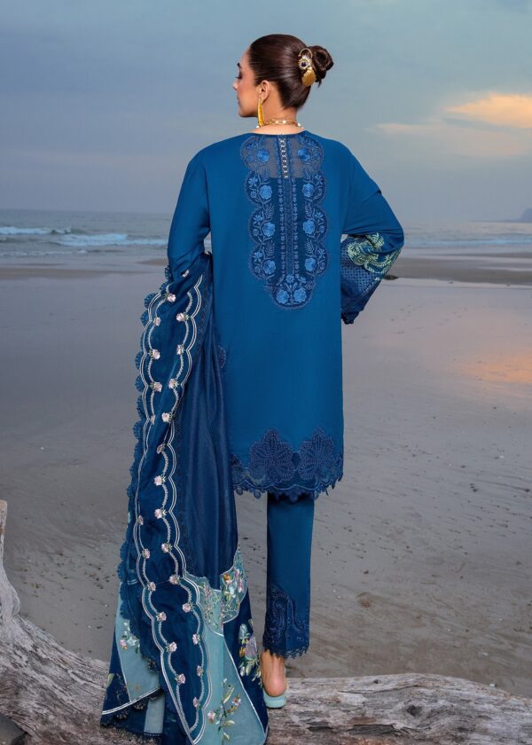 Saira Shakira D-02B Ulysses - Midnight Embroidered Lawn 3Pc Suit Collection 2024