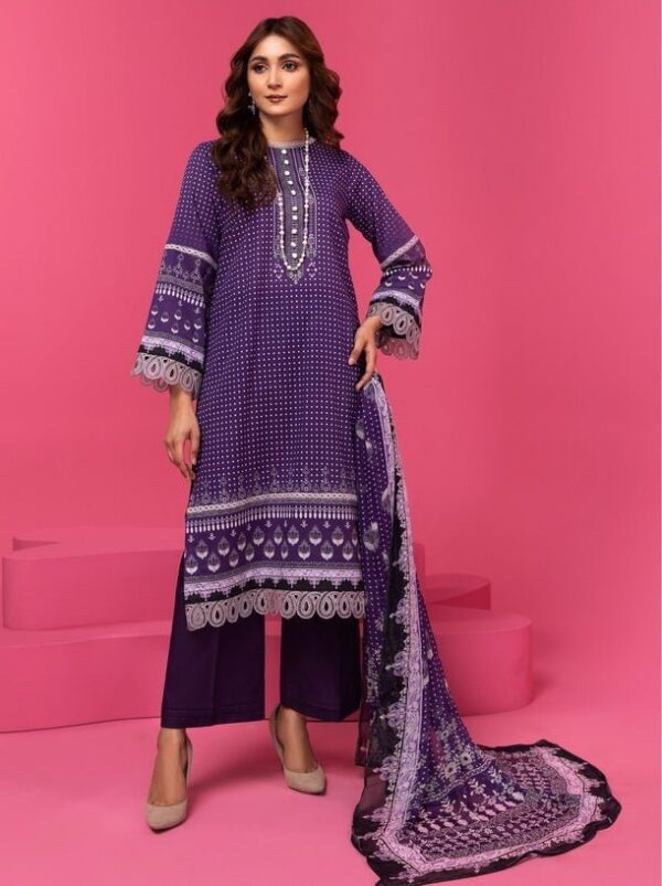 Al Kareem D-2541 Digital Printed Lawn 3Pc Suit Collection 2024