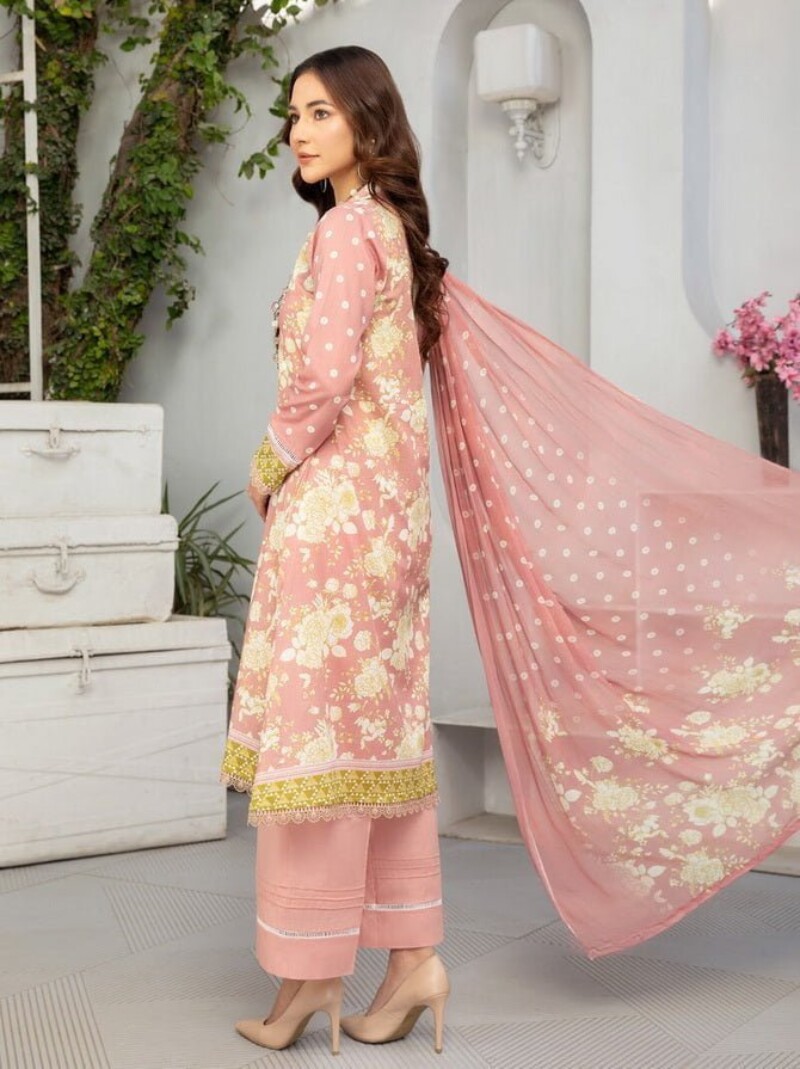 Al Kareem D-2557 Digital Printed Lawn 3pc Suit Collection 2024