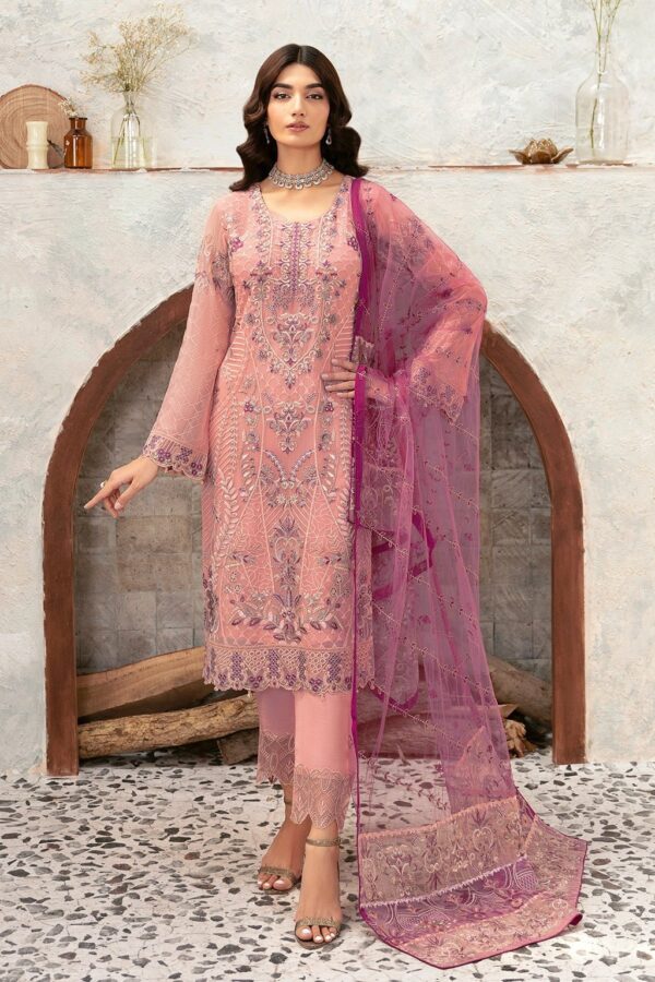 Ramsha Rangoon D-1201 Vol-12 Luxury Chiffon 3pc Collection 2024