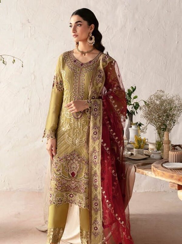 Ramsha Rangoon D-1203 Vol-12 Luxury Chiffon 3pc Collection 2024