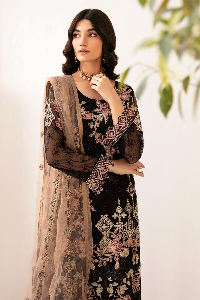 product Ramsha Rangoon D-1204 Vol-12 Luxury Chiffon 3pc Collection 2024