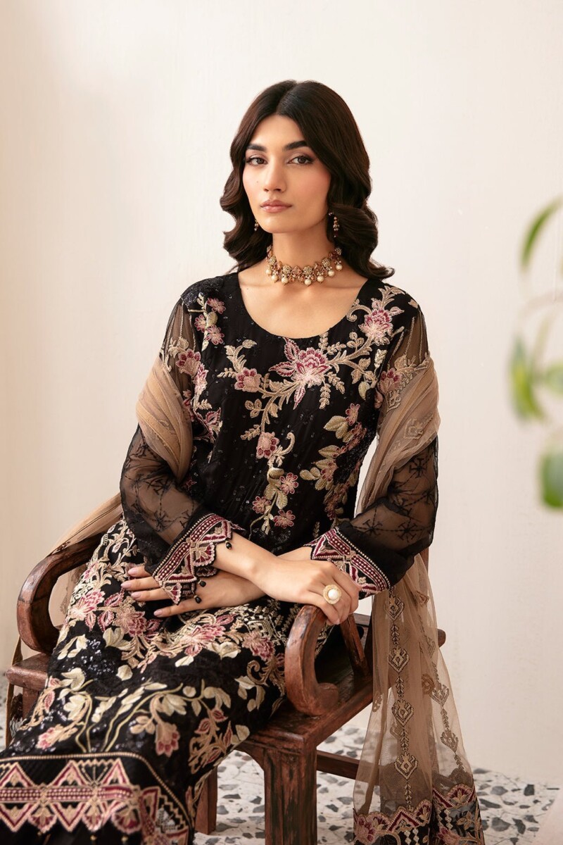 product Ramsha Rangoon D-1204 Vol-12 Luxury Chiffon 3pc Collection 2024